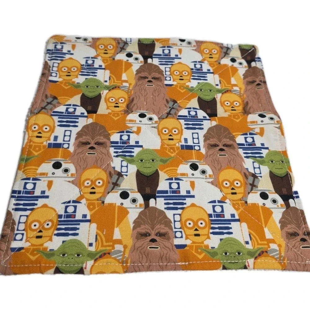 Super Mario Bros/Star Wars Custom Terry Towel Washcloth 2pc Set, For Home & Body